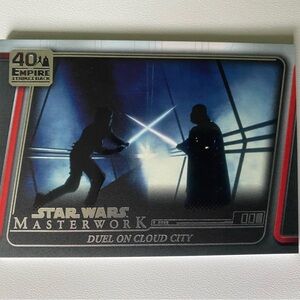 Star Wars Masterwork Card - Duel on Cloud City